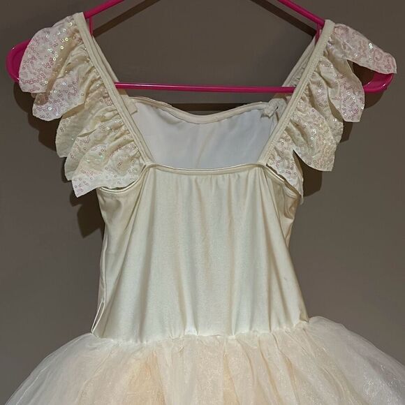 Dance Revolution Ivory Ballet Tutu iridescent XL child girl - Picture 6 of 12